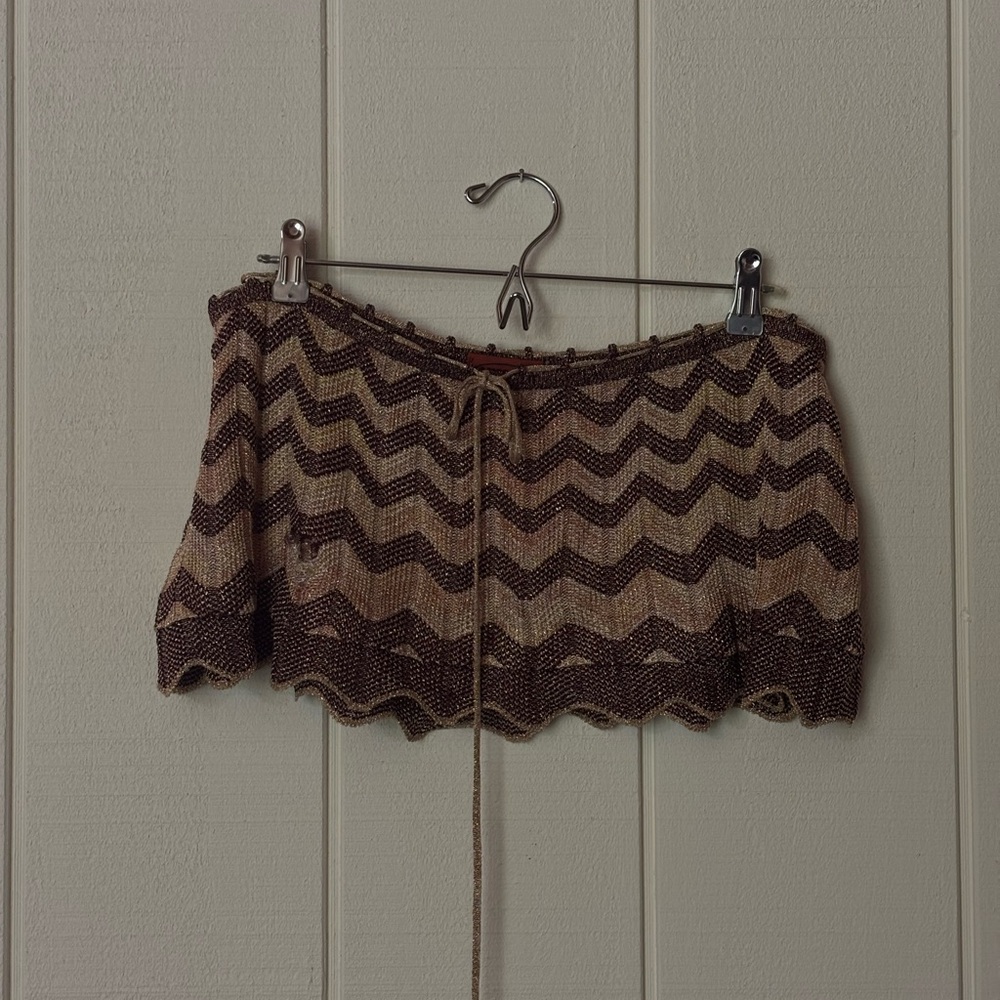 Vintage Missoni Women’s Multi Mini Skirt Size EU 42